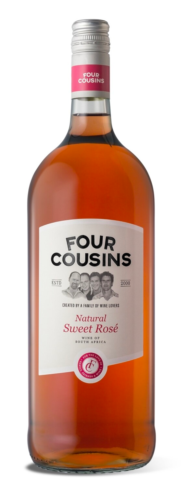 FOUR COUSINS NATURAL SWEET ROSE 1500ML